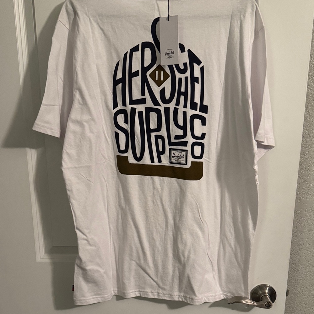 Herschel White Graphic Tee